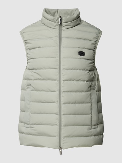 Emporio Armani Steppweste mit Stehkragen Oliv 2