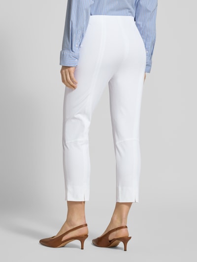 Raffaello Rossi Schmale Schlupfhose aus Techno Cotton Superstretch Weiss 5