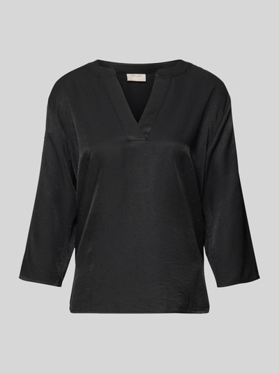 FREE/QUENT Blusenshirt mit V-Ausschnitt Modell 'HILDA' Black 2