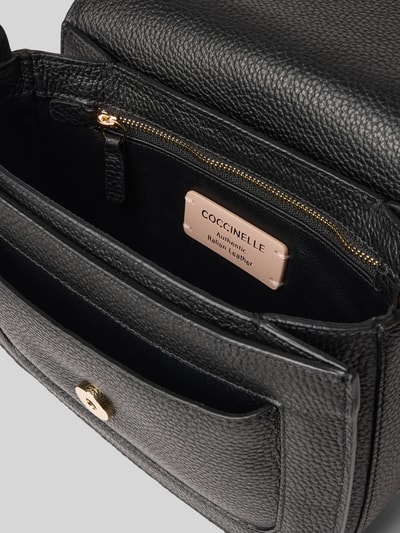 Coccinelle Crossbodytas met labeldetail Zwart - 5