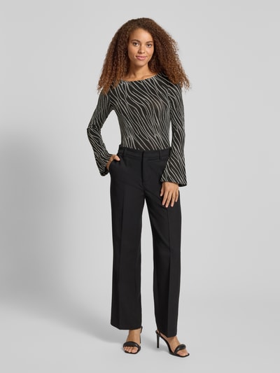 Noisy May Longsleeve mit Rundhalsausschnitt Modell 'GILLY' Black 1