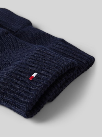 Tommy Hilfiger Handschoenen van een mix van katoen en kasjmier Marineblauw - 2