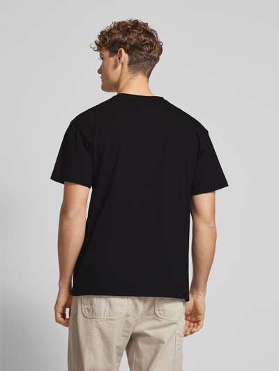 Carhartt Work In Progress T-Shirt mit Label-Stitching Black 5