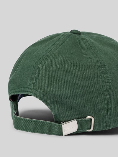 Barbour Czapka z daszkiem z czystej bawełny model 'CASCADE' Ciemnozielony 3