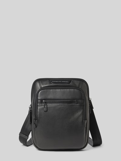 Porsche Design Torebka na ramię skórzana z detalem z logo  2