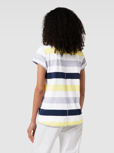 Esprit T-shirt met streepmotief Offwhite - 5