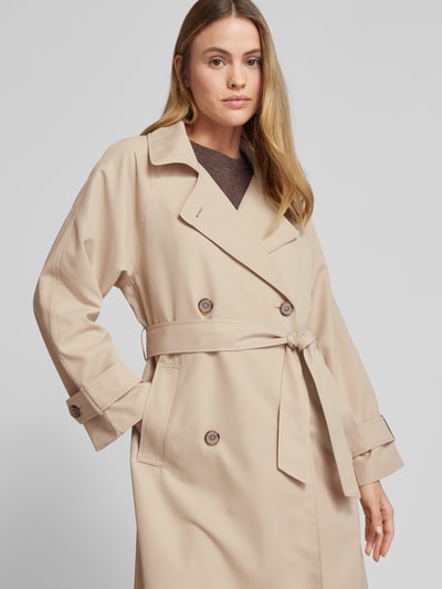 Tom Tailor Denim Loose Fit Trenchcoat mit Bindegürtel Beige 3