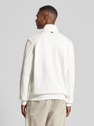 Lacoste Regular Fit Sweatshirt aus reiner Baumwolle Modell 'HERITAGE' Offwhite 5
