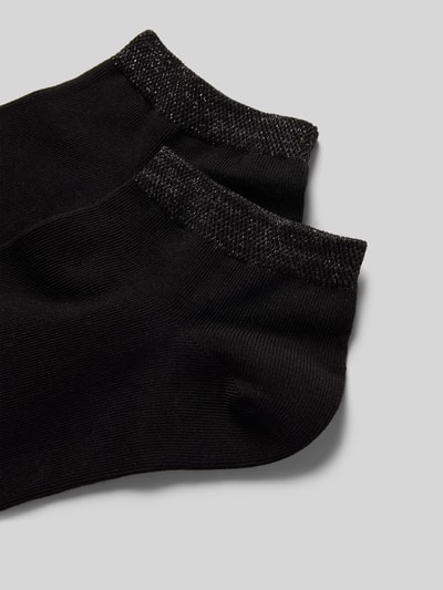 CK Calvin Klein Sneakersocken mit Label-Detail im 2er-Pack Black 2