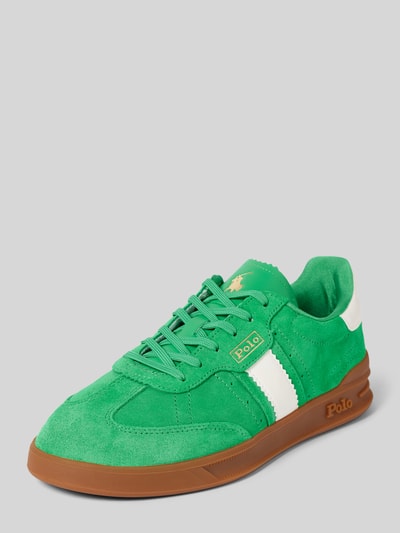 Polo Ralph Lauren Sneaker aus echtem Leder Modell 'Aera' Gruen 1