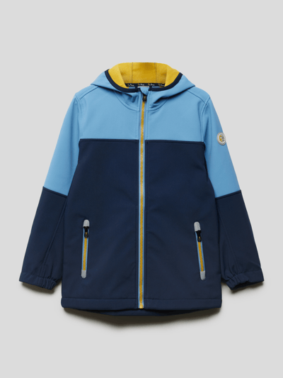 Killtec Softshell-Jacke in Two-Tone-Machart Modell 'Softshell' Marineblau 1
