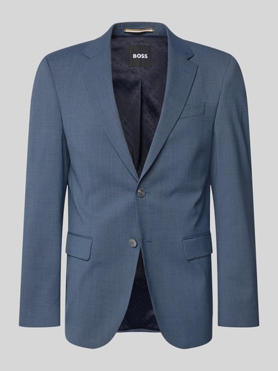 BOSS Regular Fit Anzugsakko aus Schurwoll-Mix Modell 'JASPER' Bleu 2