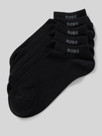 BOSS Sneakersocken mit Label-Detail im 5er-Pack Black 1