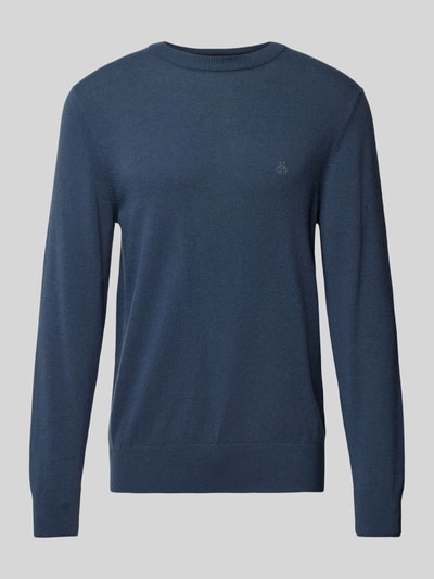 Marc O'Polo Regular Fit Strickpullover aus softem Bauwolle-Schurwolle-Mix Rauchblau 2