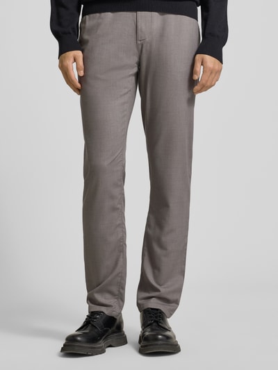 MCNEAL Stoffen broek met Franse steekzakken Middengrijs gemêleerd - 4