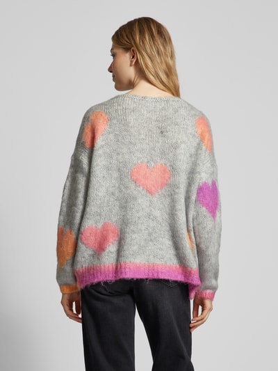 miss goodlife Gebreide pullover met extra brede schouders Middengrijs - 5