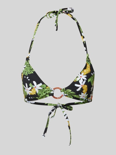 Banana Moon Bikinitop met halter, model 'MINEW' Zwart - 1