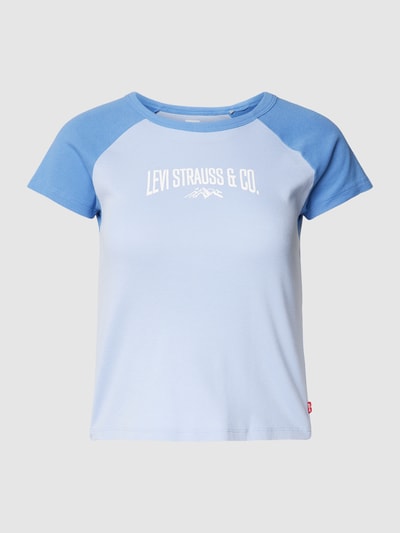 Levi's® T-Shirt mit Raglanärmeln Hellblau 2