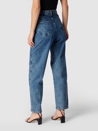 Mango Jeans mit Label-Patch Hellblau Melange 5