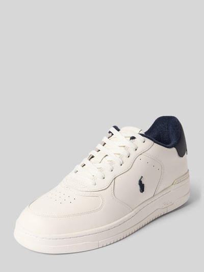 Polo Ralph Lauren Sneakersy o niskim kroju z naturalnej skóry Biały 1