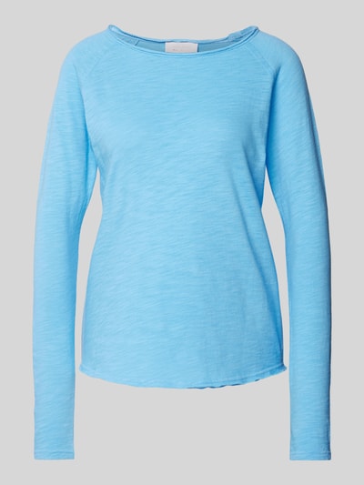 Rich & Royal Longsleeve mit Raglanärmeln Hellblau 2