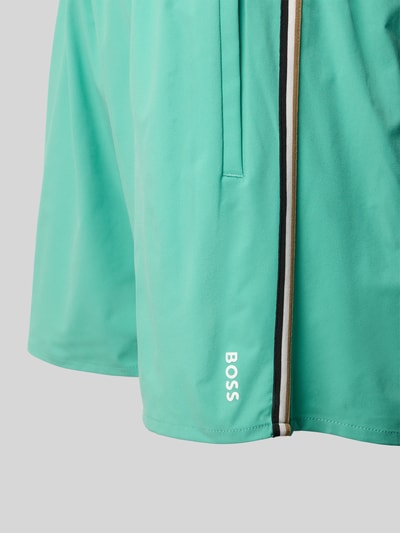 BOSS Zwembroek met mesh-inzet Groen - 2