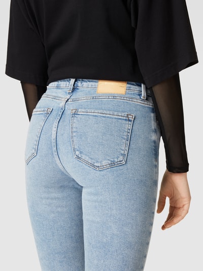 Only Regular fit jeans met labelpatch, model 'EMILY' Jeansblauw - 3