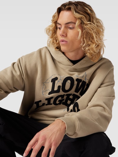 Low Lights Studios Hoodie mit Label-Patch Beige 3