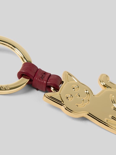 Coccinelle Anhänger mit Motiv-Charm Modell 'Basic' Bordeaux 2