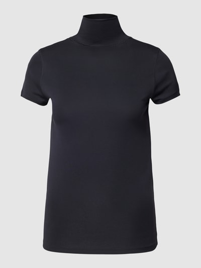 Marc Cain T-shirt met opstaande kraag Marineblauw - 2