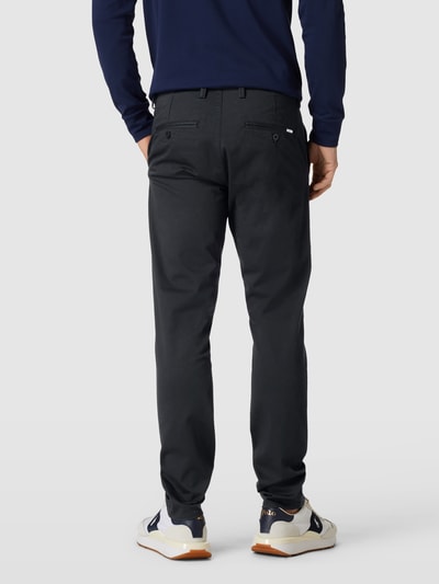 Gant Slim fit chino met steekzakken, model 'TWILL' Zwart - 5