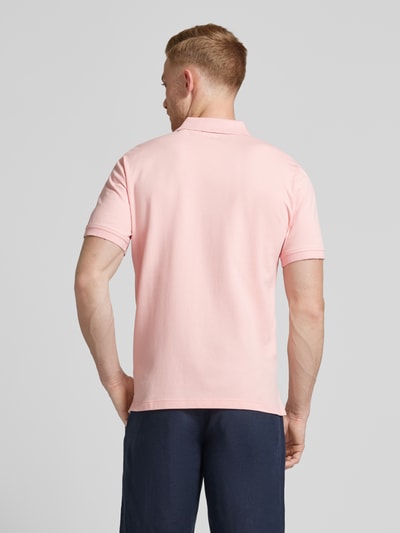Gant Koszulka polo o kroju regular fit z wyhaftowanym logo Mocnoróżowy 5