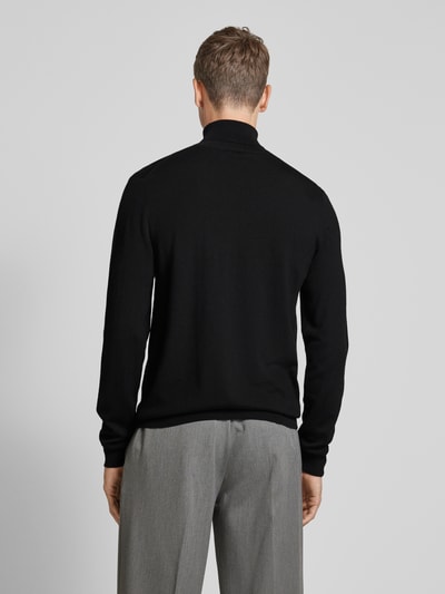 Fynch-Hatton Rollkragenpullover mit Rollkragenpullover Black 5