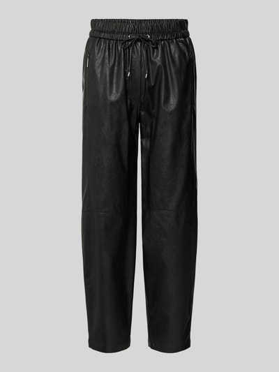 Marc Cain Stoffen broek met elastische band Zwart - 2