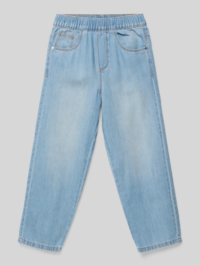 s.Oliver RED LABEL Jeansy o kroju loose fit z czystej bawełny Jasnoniebieski 1