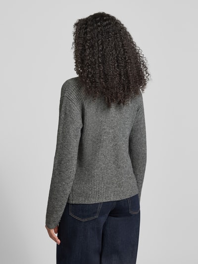 s.Oliver RED LABEL Regular Fit Strickpullover mit Woll-Anteil Mittelgrau Melange 5