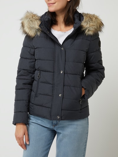 Only Steppjacke mit abnehmbarer Kapuze Modell 'Luna' - wattiert Marine 4