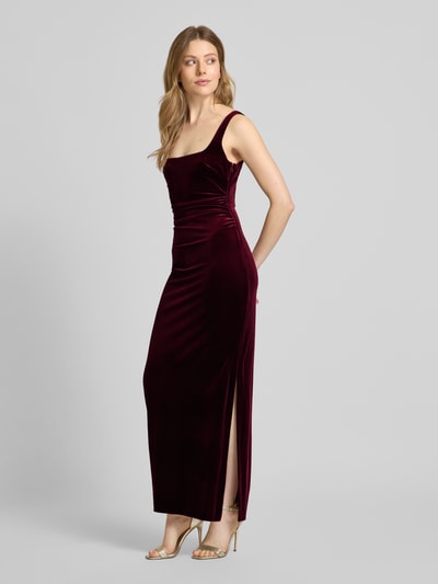 Forever New Abendkleid mit Karree-Ausschnitt Dunkelrot 1