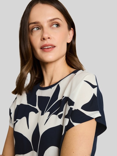 Tom Tailor Relaxed Fit T-Shirt mit Front Print Marine 3