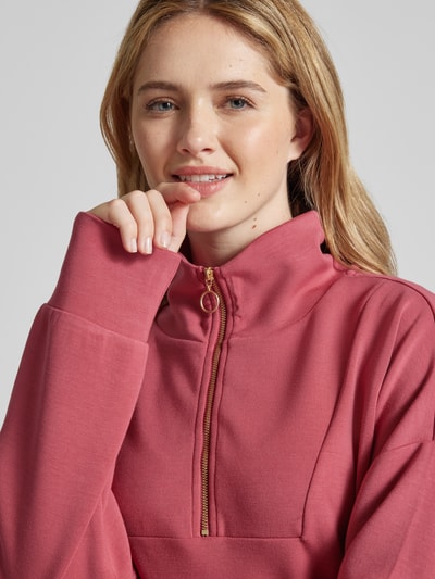 Christian Berg Woman Sweatshirt met opstaande kraag Kersenrood - 3