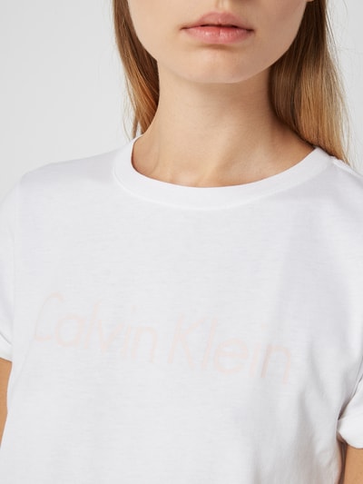 Calvin Klein Underwear Góra od piżamy z nadrukiem z logo Biały 4