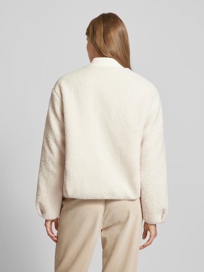 OPUS Fleecejacke mit Stehkragen Modell 'Helda' Offwhite 5