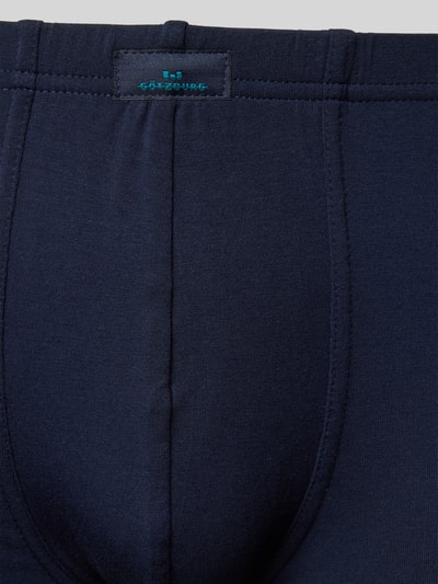 Götzburg Wäsche Boxershorts mit Label-Detail Marine 2