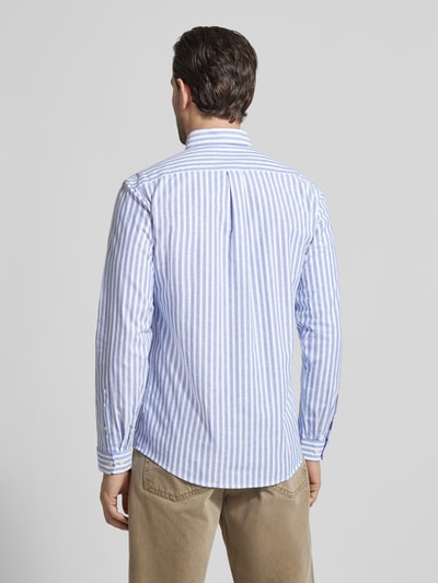 Lindbergh Relaxed Fit Freizeithemd mit Button-Down-Kragen Blau 5