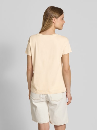 ARMANI EXCHANGE T-shirt met labeldetail Zand - 5