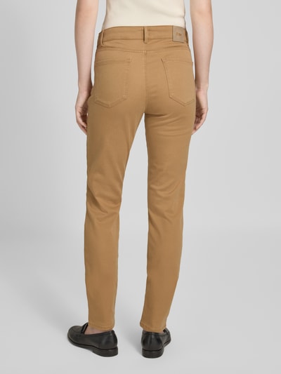 Brax Straight Fit Jeans im 5-Pocket-Design Modell 'STYLE.SHAKIRA' Camel 5