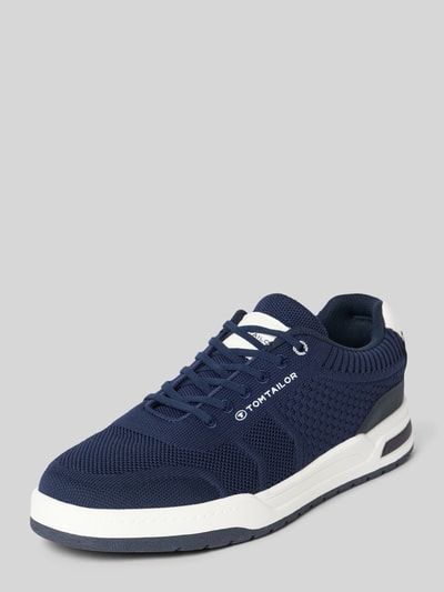 Tom Tailor Low Top Sneaker im Knitted Look Marine 1