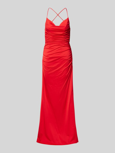 Laona Abendkleid mit Raffungen Rot 2