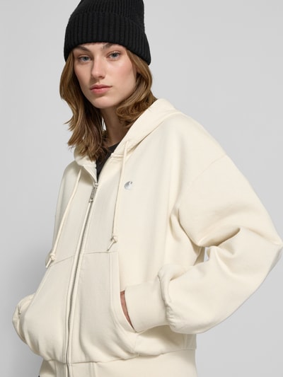 Carhartt Work In Progress Sweatjack met ritssluiting Offwhite - 3