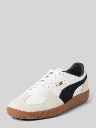 Puma Sneaker aus Leder-Mix Modell 'Palermo' Weiss 1